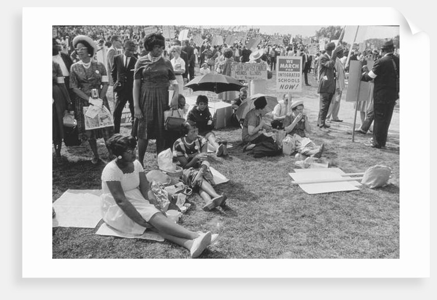 The March on Washington: At Washington Monument Grounds, 28th August 1963 by Nat Herz