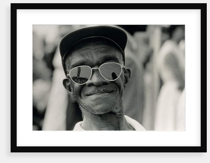 The March on Washington: A Smiling Man at Washington Monument Grounds, 28th August 1963 by Nat Herz
