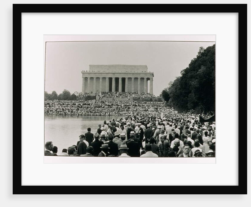 The March on Washington: A View from the Reflecting Pool, 28th August 1963 by Nat Herz