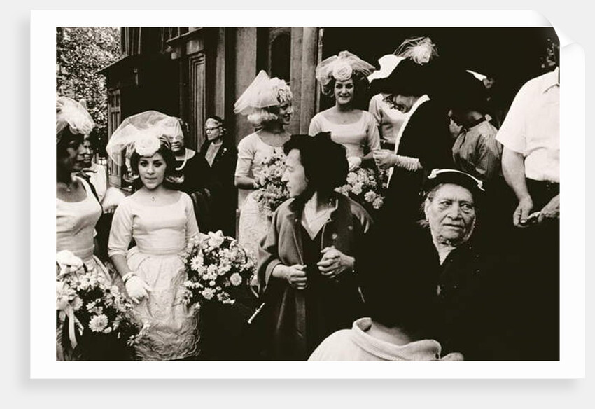 Old St. Patrick's, Mulberry Street Wedding, c.1953-64 by Nat Herz