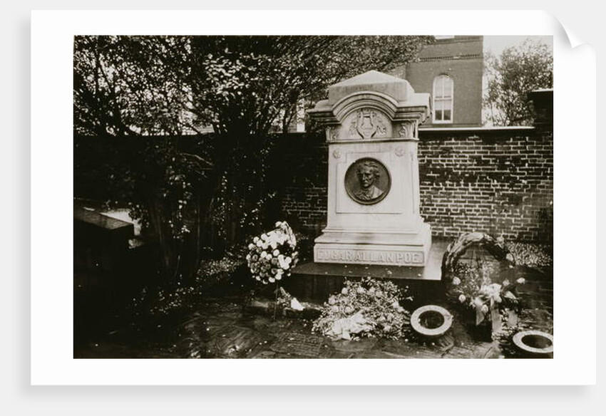 Edgar Allan Poe's Grave, Baltimore, Untitled 28, c.1953-64 by Nat Herz
