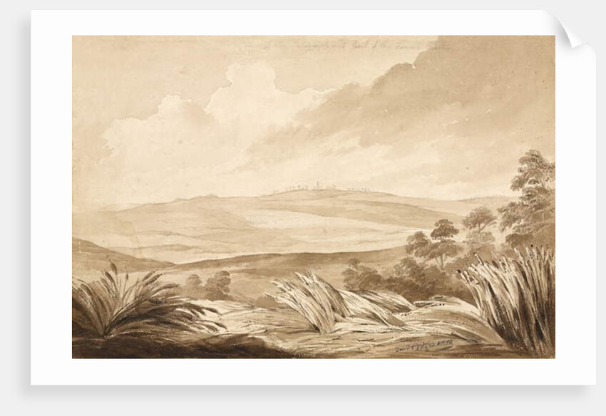 No 3 View of the Telegraph and part of the French Position, 1815 by Denis Dighton