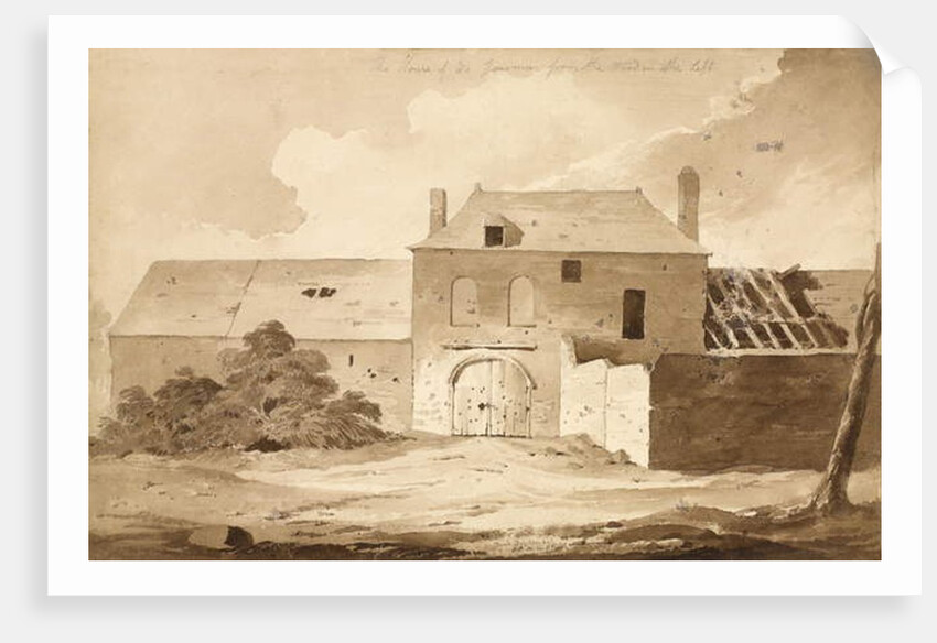 No 5 The House of du Gourmon from the Wood on the Left, 1815 by Denis Dighton