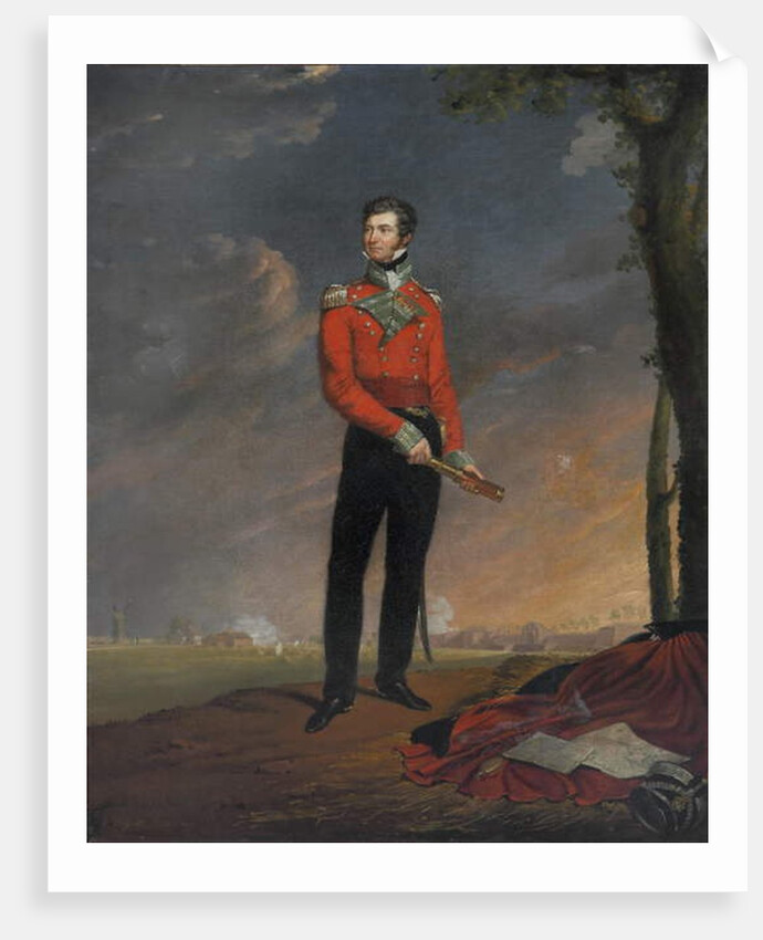 Major Sir Neil Campbell, 1819 by Edouard Pingret