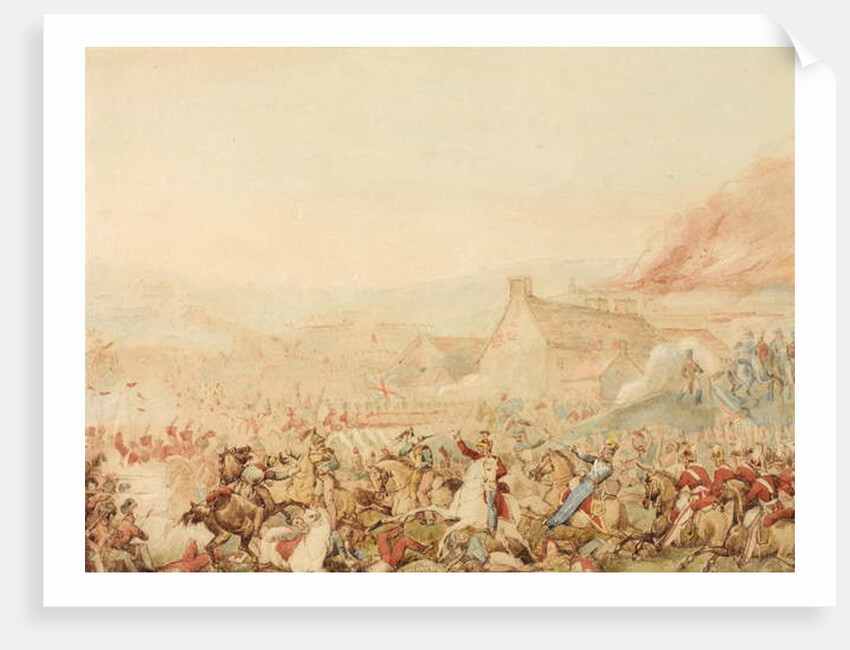The Battle of Waterloo, 1815, c.1818 by William Heath