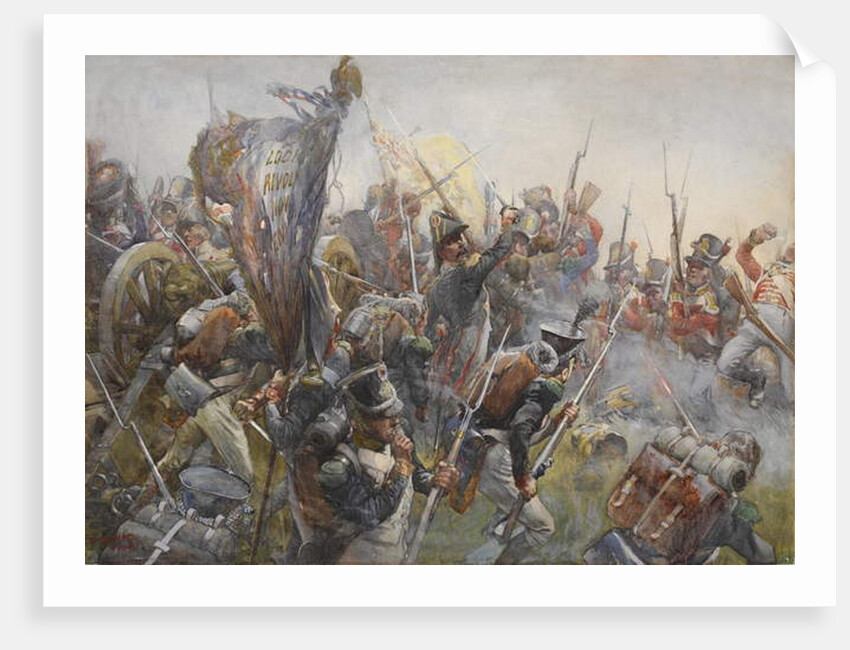 The 88th Foot at the Battle of Salamanca, 1812, 1904 by Christopher Clark