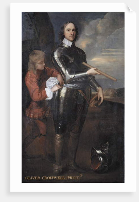 Oliver Cromwell Lord Protector of England, c.1650 by Robert Walker