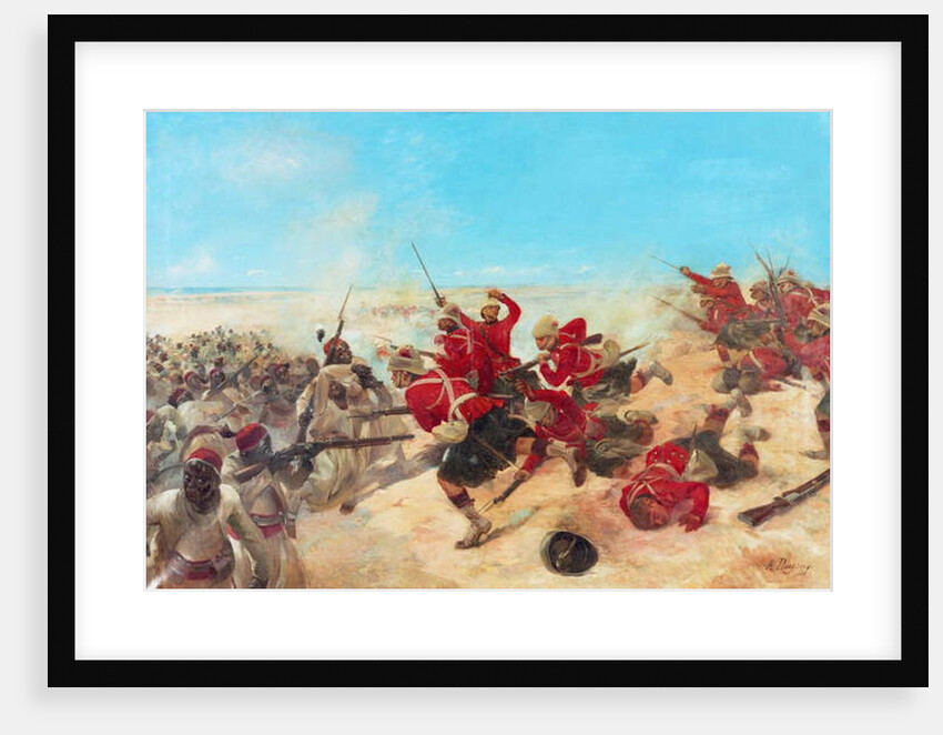 The Black Watch at the Battle of Tel-el-Kebir on the 13th September, 1882 by Henri-Louis Dupray