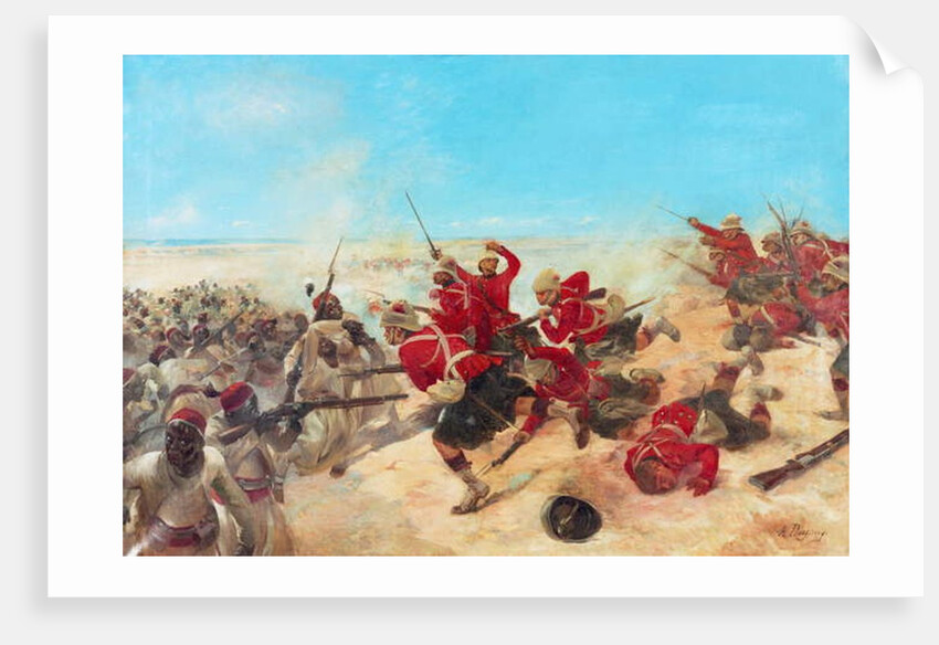 The Black Watch at the Battle of Tel-el-Kebir on the 13th September, 1882 by Henri-Louis Dupray