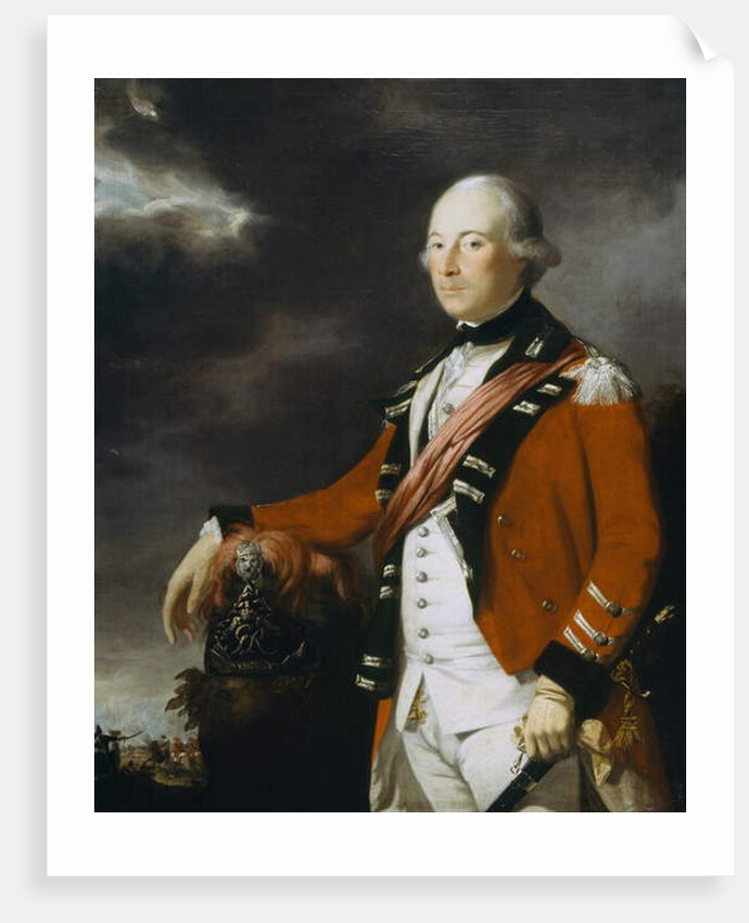 Portrait of an Officer of the 15th Regiment of Dragoons, c.1768 by Tilly Kettle