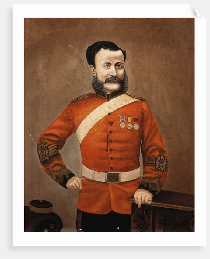 Quarter Master Sergeant H. Crisp, Portsmouth Militia Division, Royal Engineers, 1894 by English School