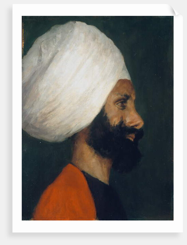 Chet Singh, a chaprassee of Field Marshal Lord Roberts, c.1890 by Lady Aileen Roberts