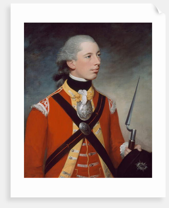 Captain Thomas Hewitt, 10th Regiment of Foot, who commanded a Light Company at Lexington, 1781 by William Tate