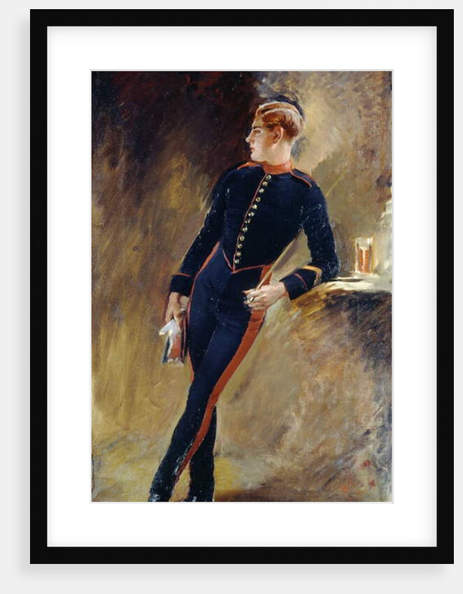 A Trooper of the Royal Horse Guards in stable dress, 1915 by English School