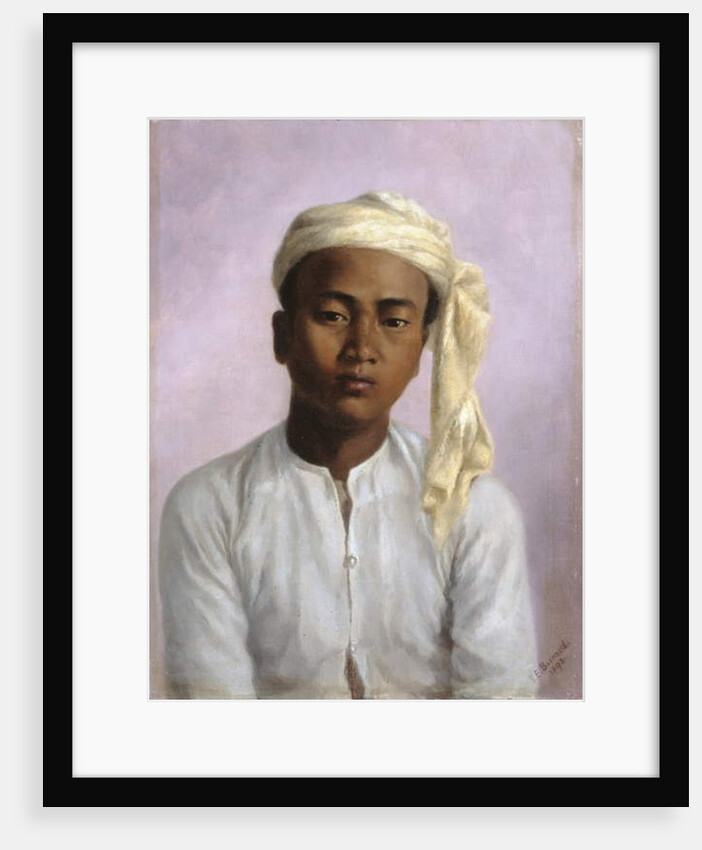 Maung Pe, a chaprassee in the Triangulation Survey Party, 1892 by Gertrude Ellen Burrard