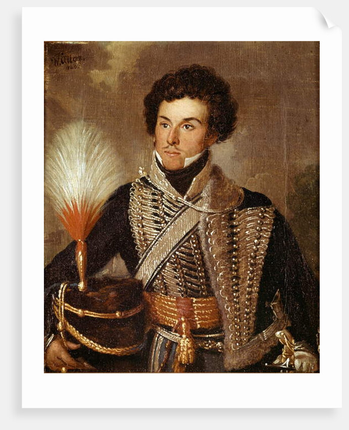 An officer, 18th Regiment of Dragoons, 1840 by William Allan