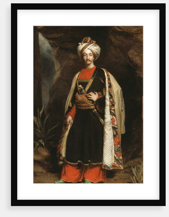 Captain Colin Mackenzie in his Afghan dress, c.1842 by James Sant