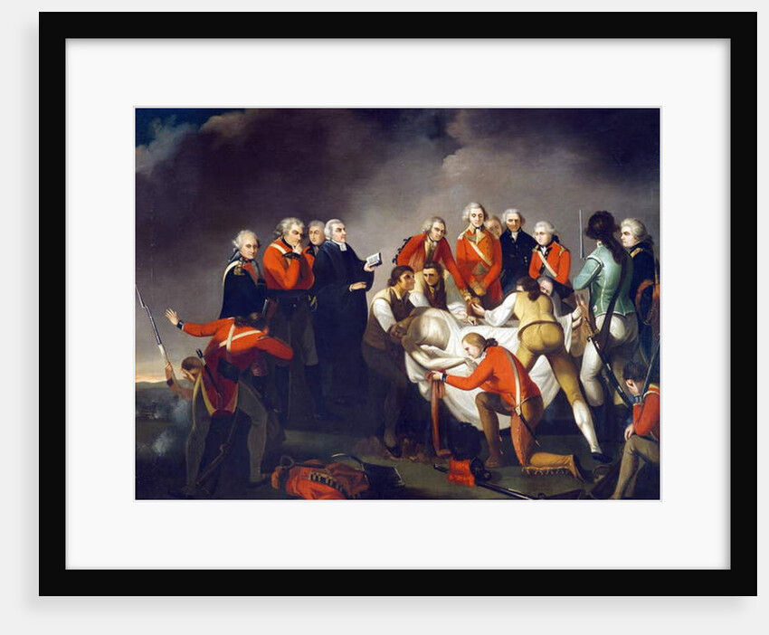 The Burial of General Simon Fraser after the Battle of Saratoga in 1777, c.1800 by John Graham
