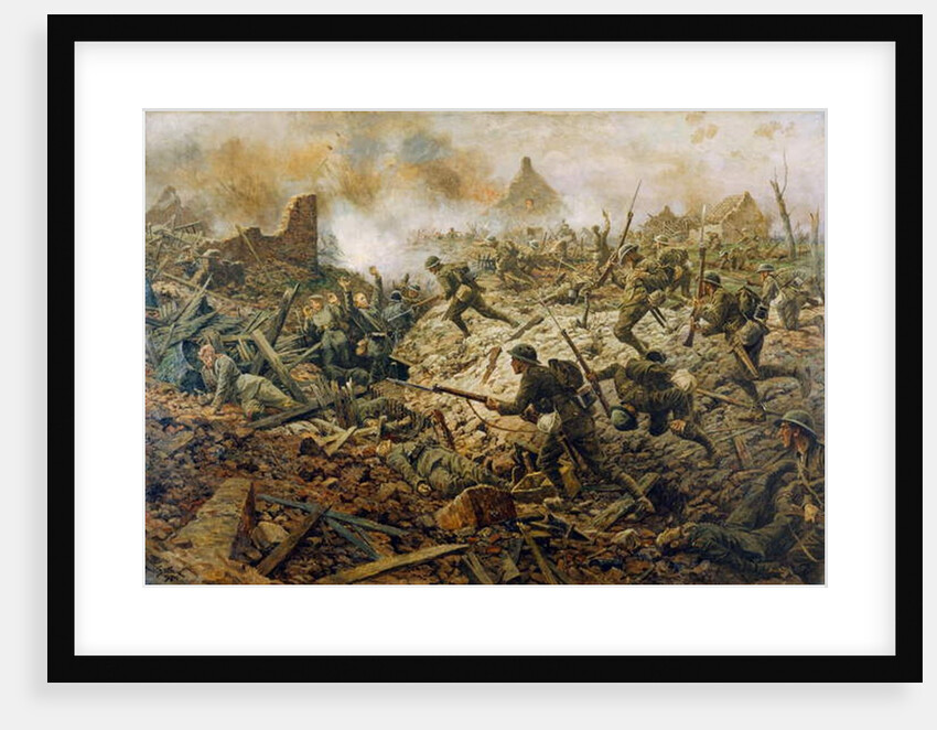 The Territorials at Pozieres on 23rd July 1916, 1917 by William Barnes Wollen