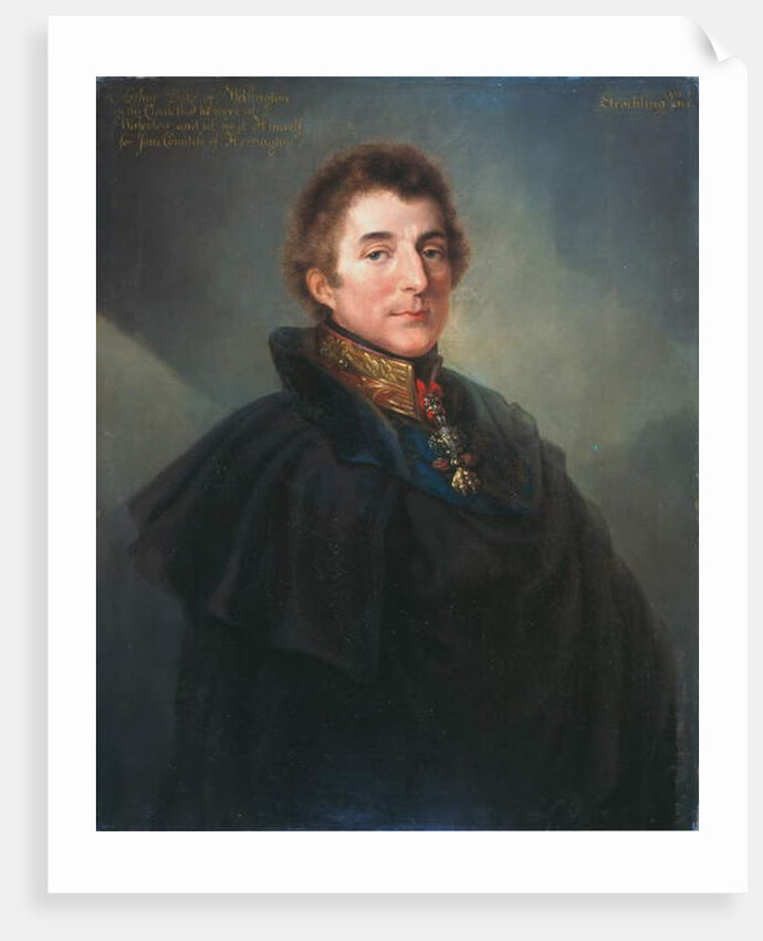 Field Marshal Arthur Wellesley, KG KCB c.1820 by Peter Eduard Stroehling