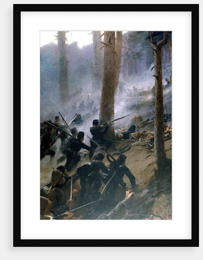 The attack on the Peiwar Kotal by the 5th Gurkha Rifles, Afghanistan, December 1878, c.1890 by Vereker Monteith Hamilton