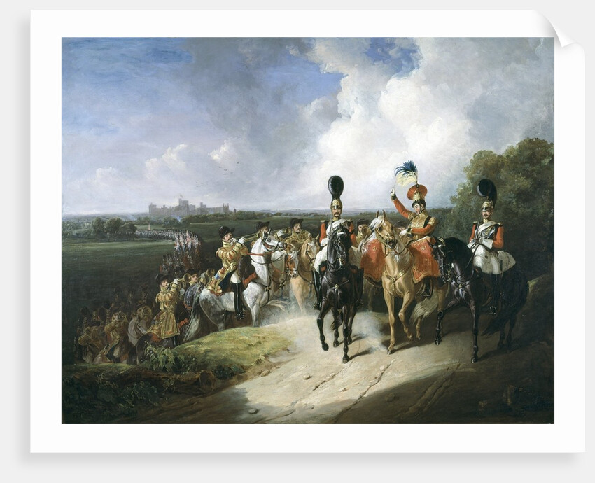 Band of the second regiment of Life Guards leaving Windsor, 1830 by John Frederick Tayler