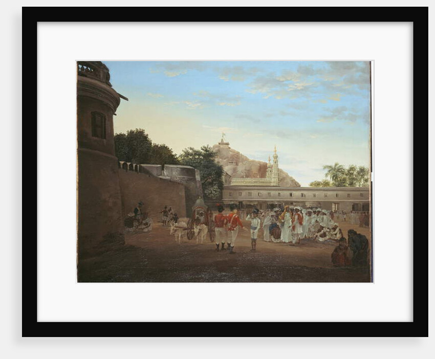 The Market Place of Trichinopoly, 1800 by Philip Le Couteur