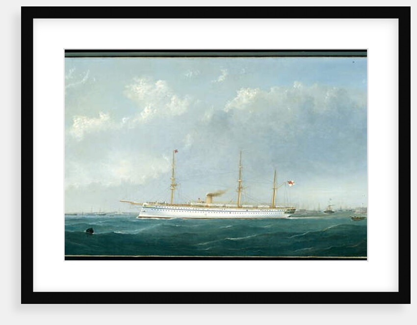 The Troopship 'Euphrates' leaving harbour, c.1870 by George Mears