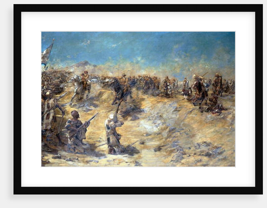 Charge of the 21st Lancers at the Battle of Omdurman on 2nd September 1898, 1899 by Edward Matthew Hale