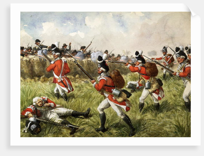 Bunker's Hill, 1775, c.1900 by Richard Simkin