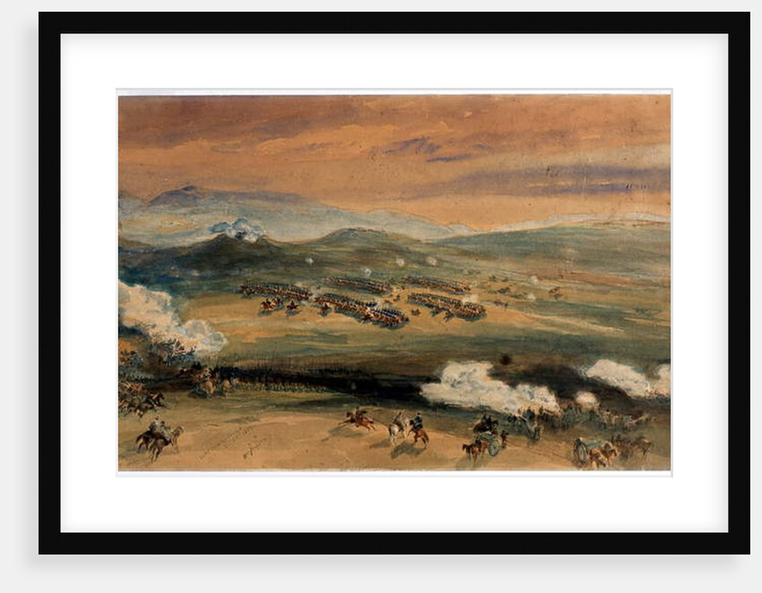 The Charge of the Light Brigade at the Battle of Balaklava, 1854 by William 'Crimea' Simpson