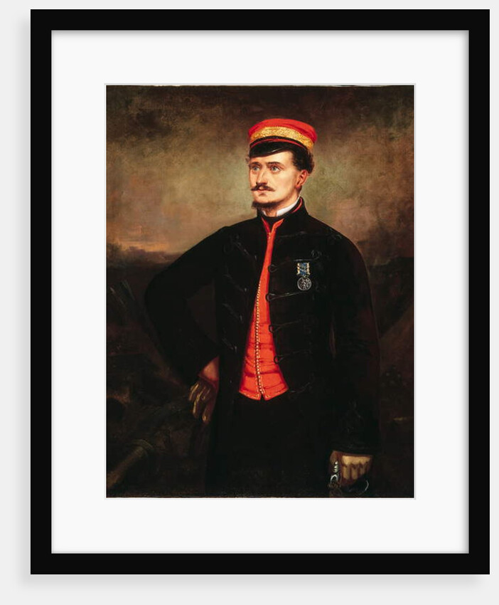 Lieutenant Thomas Murphy in the undress uniform of the Turkish Contingent, Crimea, 1857 by English School