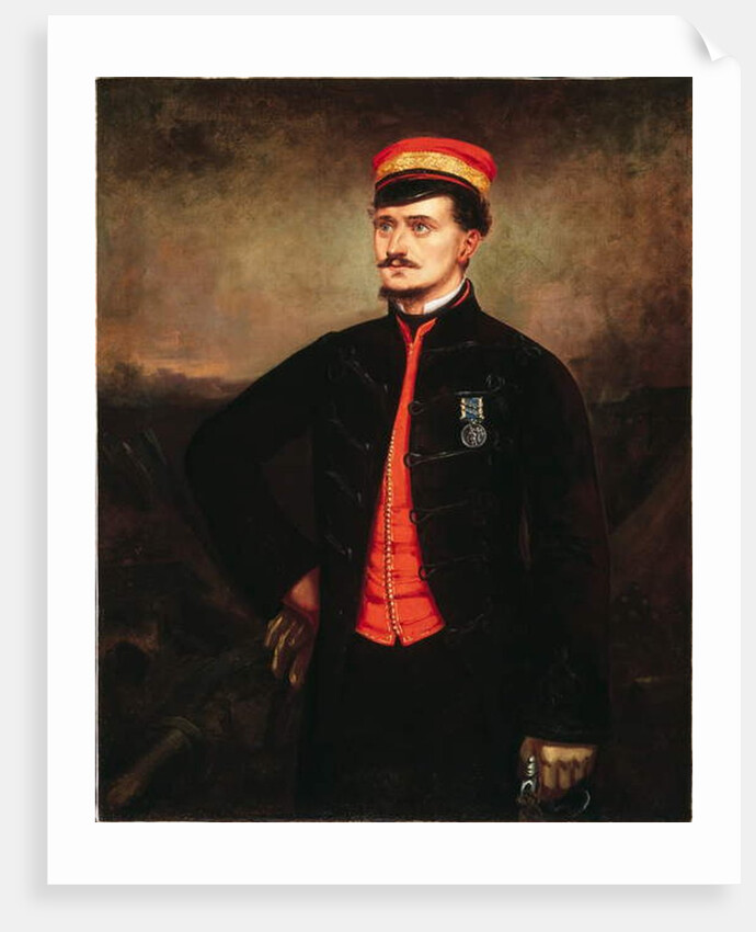 Lieutenant Thomas Murphy in the undress uniform of the Turkish Contingent, Crimea, 1857 by English School
