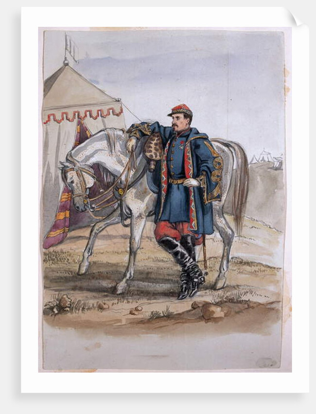 Portrait of General Clers, former commander of the Zouaves by George Cadogan