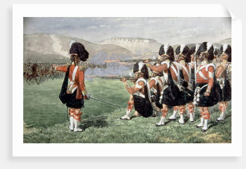 The Thin Red Line, 1854 by Richard Simkin