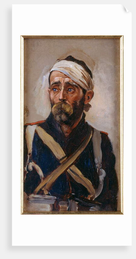 Study of a Wounded Guardsman, Crimea, c.1874 by Lady (1846-1933) Butler