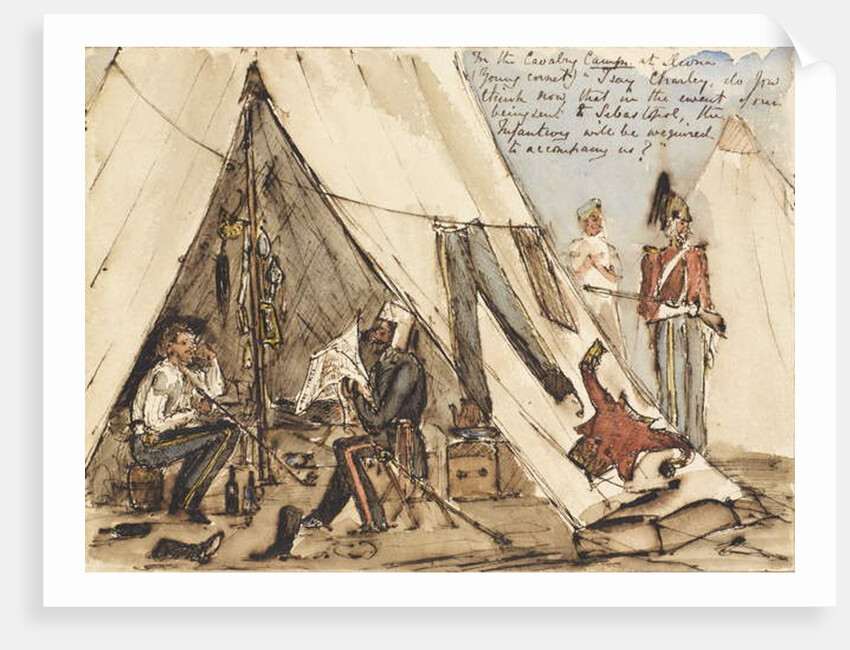 In the Cavalry Camp at Devna by William Thomas Markham