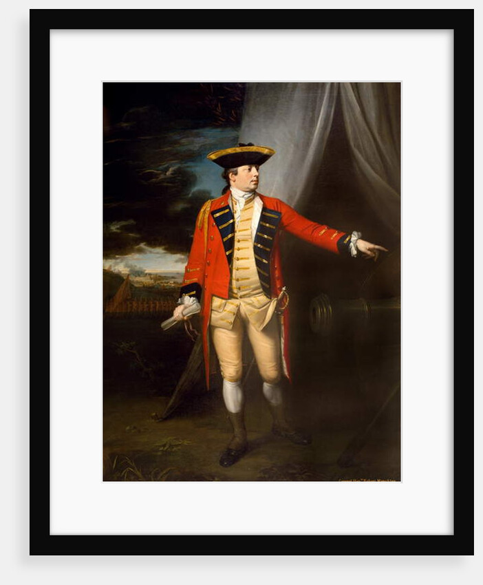 Major-General The Honourable Robert Monckton, at the Taking of Martinique, 1762, c.1763-64 by Benjamin West