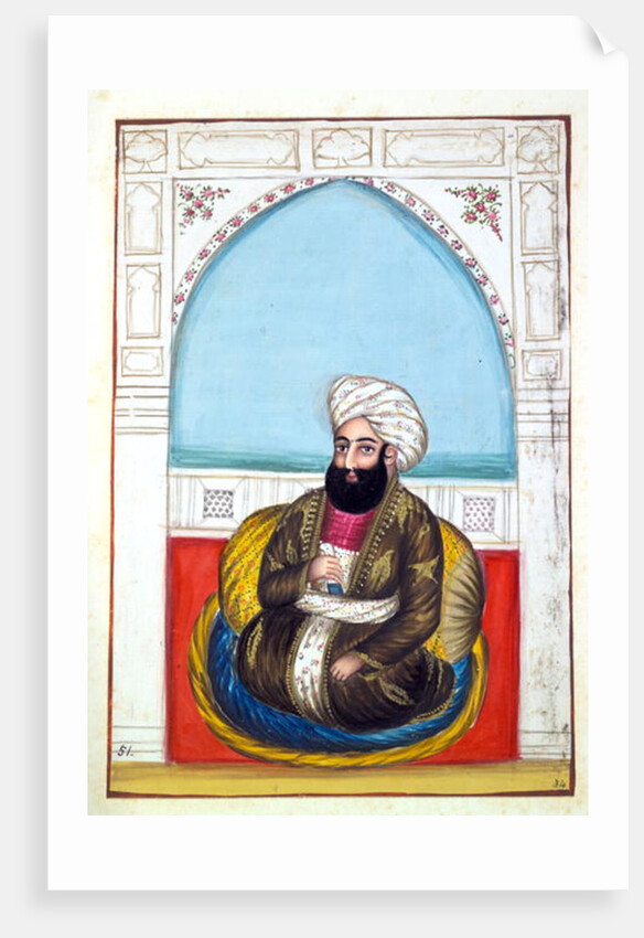 Nawab Synd Mohammad Khan by Indian School