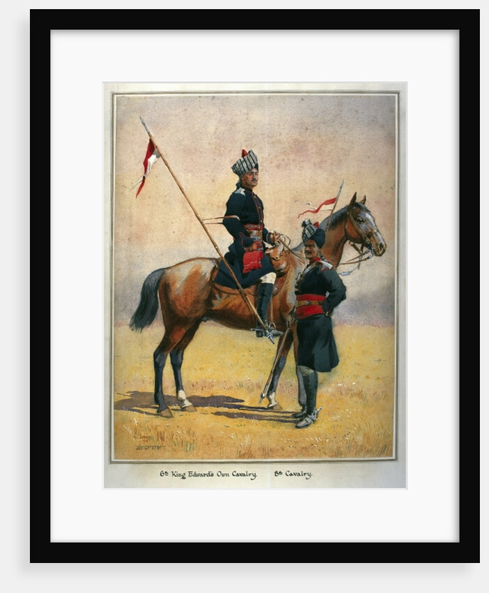 Soldiers of the 6th Edward's Own Cavalry and the 8th Cavalry by Alfred Crowdy Lovett
