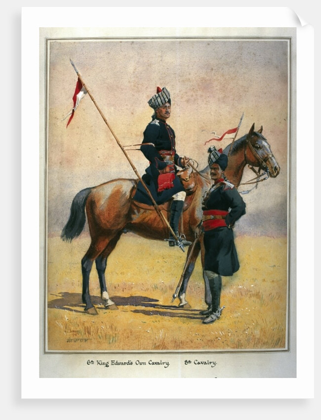 Soldiers of the 6th Edward's Own Cavalry and the 8th Cavalry by Alfred Crowdy Lovett