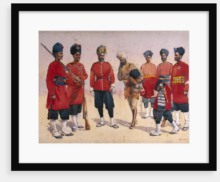 Soldiers of the Rajput Regiment by Alfred Crowdy Lovett