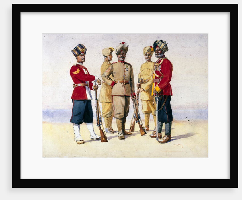 Soldiers of Various Regiments by Alfred Crowdy Lovett