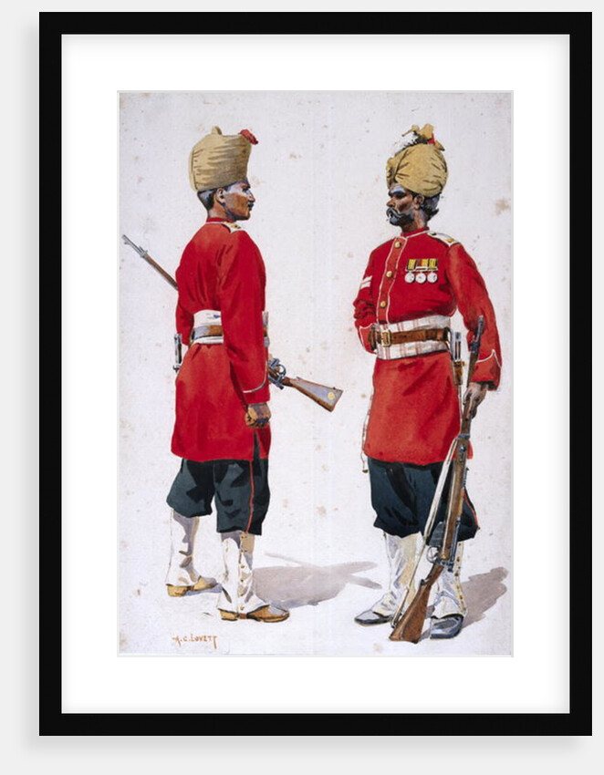 Soldiers of the 102nd King Edward's Own Grenadiers and the 101st Grenadiers by Alfred Crowdy Lovett