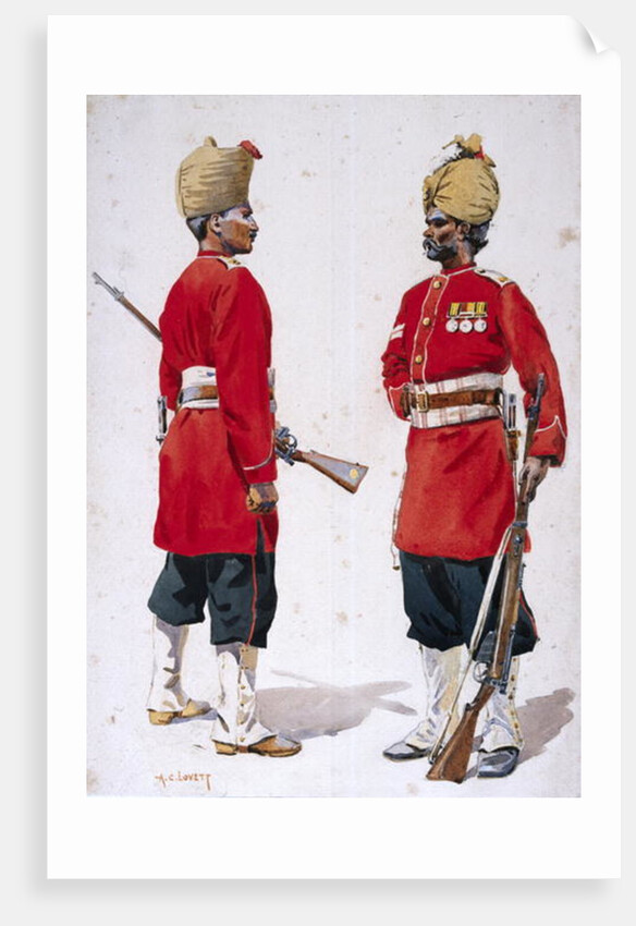 Soldiers of the 102nd King Edward's Own Grenadiers and the 101st Grenadiers by Alfred Crowdy Lovett