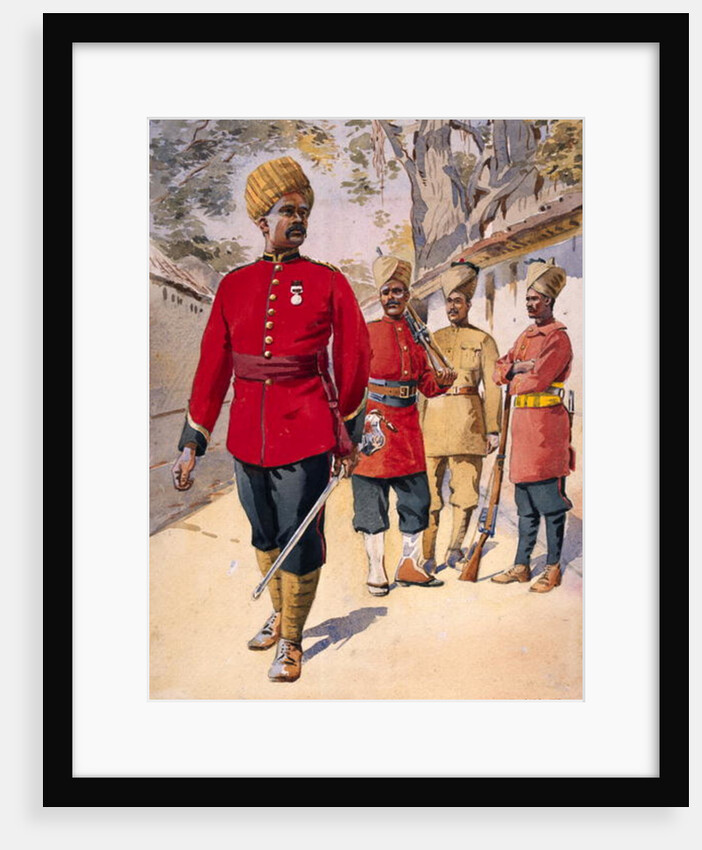 Soldier of the Mahratta Light Infantry by Alfred Crowdy Lovett