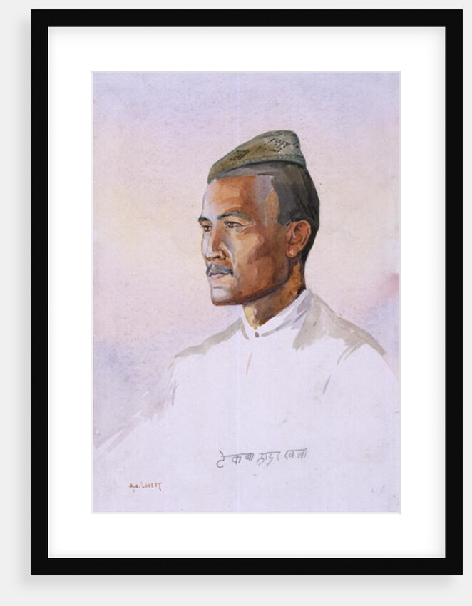 A Khas Gurkha, of the 9th Gurkha Rifles by Alfred Crowdy Lovett