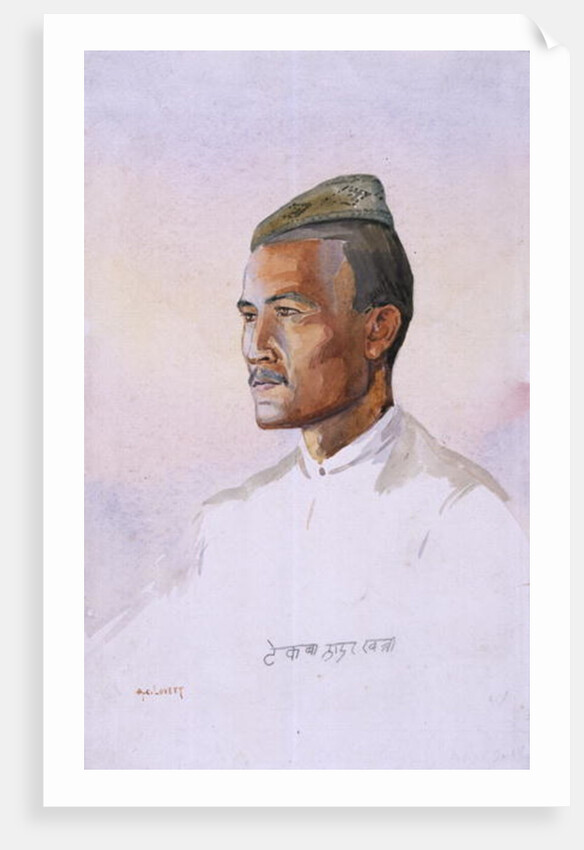 A Khas Gurkha, of the 9th Gurkha Rifles by Alfred Crowdy Lovett