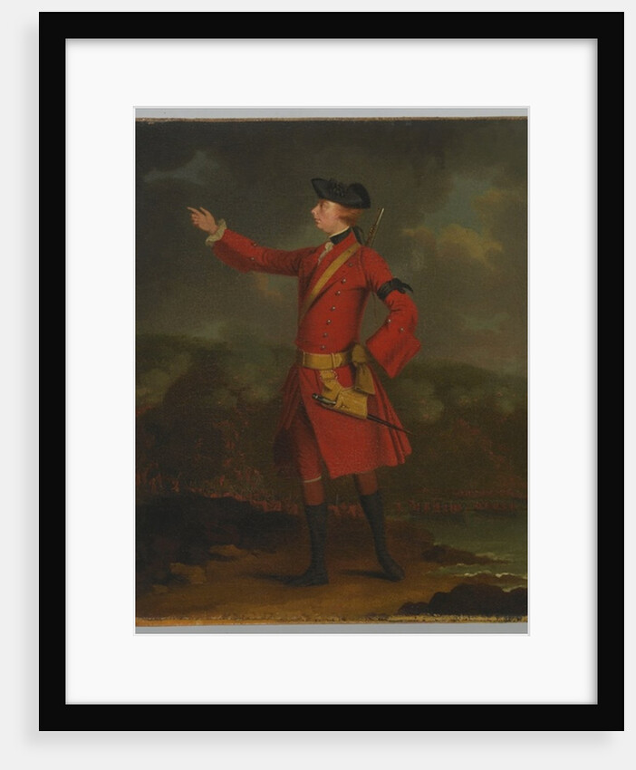 Portrait of General Wolfe by J.S.C. Schaak