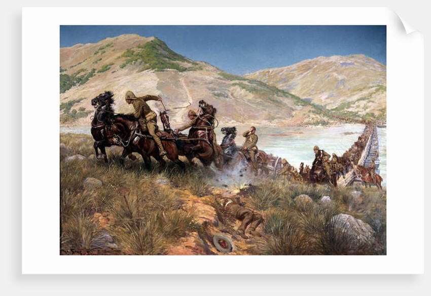 Buller''s Final Crossing of the Tugela, February 1900 by Georges Bertin Scott
